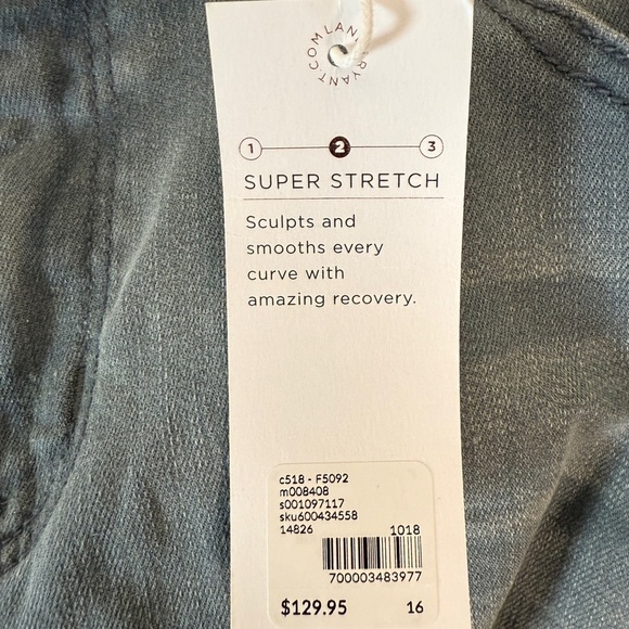 Lane Bryant super stretch mid rise skinny size 16 - Picture 5 of 5